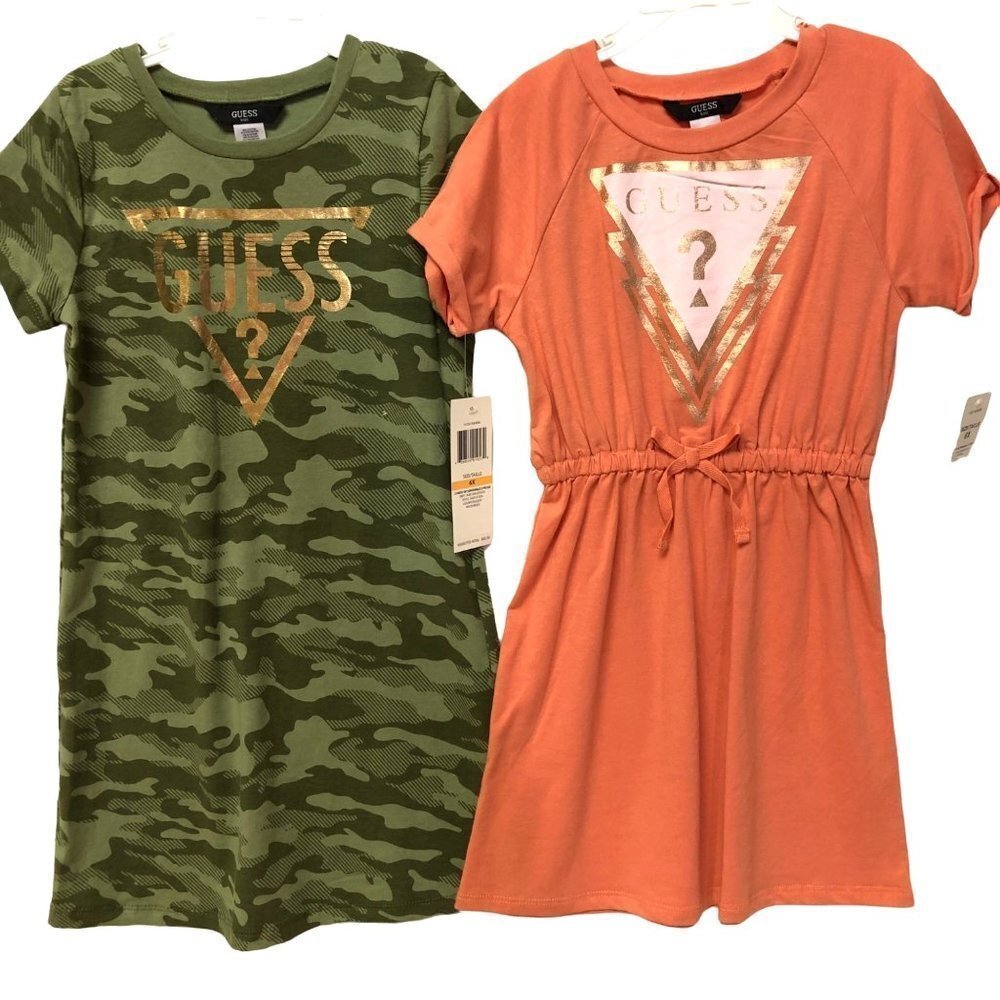 GUESS GIRLS SETS OF TWO DRESS  SIZE 6‎ X  NEW WITH TAG